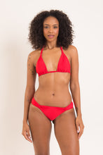 Load image into Gallery viewer, Model Front: Rio De Sol Bas Bottom Rouge Mel-Comfy
