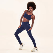 Load image into Gallery viewer, Image 06: Uv Line Fitness Bas Legging Fit Aspen Navy Blue Upf50+
