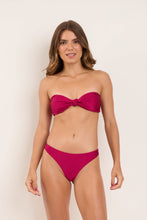 Load image into Gallery viewer, Model Front: Rio De Sol Ensemble Set Shimmer-Desejo Bandeau-Joy Essential
