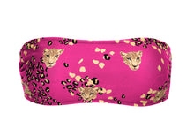 Load image into Gallery viewer, Product Front: Rio De Sol Haut Top Roar-Pink Bandeau-Reto
