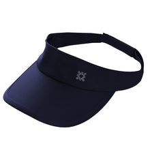 Load image into Gallery viewer, Product Front: Uv Line Visière Visor Athletic Dry Fem Navy Blue Upf50+

