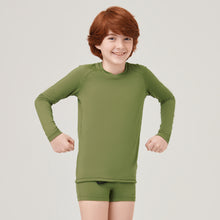 Load image into Gallery viewer, Image 02: Uv Line T-Shirt Longsleeve Uvrpo Inf Verde Militar Upf50+
