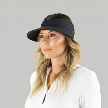 Load image into Gallery viewer, Image 02: Uv Line Visière Visor Granada Eva Fem Matte Black Upf50+
