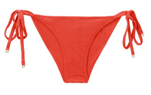 Load image into Gallery viewer, Product Front: Rio De Sol Bas Bottom Malibu-Chili Cheeky-Tie
