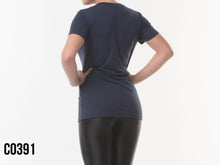 Load image into Gallery viewer, Model Back: Alto Giro Fitness Haut T-Shirt Skin Fit Mak
