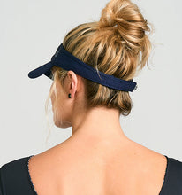 Load image into Gallery viewer, Image 08: Uv Line Visière Visor Athletic Dry Fem Navy Blue Upf50+
