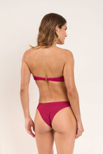 Load image into Gallery viewer, Model Back: Rio De Sol Ensemble Set Shimmer-Desejo Bandeau-Joy Essential

