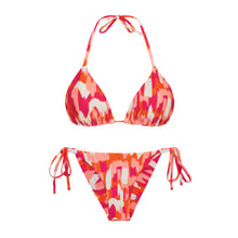 Load image into Gallery viewer, Product Front: Rio De Sol Ensemble Set Mirage Tri-Inv Cheeky-Tie
