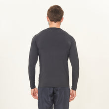 Load image into Gallery viewer, Model Back: Uv Line T-Shirt Longsleeve Uv X Pro Preto Upf50+
