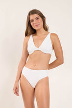 Load image into Gallery viewer, Model Front: Rio De Sol Bas Bottom Sand-White Kora
