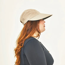 Load image into Gallery viewer, Image 04: Uv Line Casquette Visor Capri Colors Nac Fem Sand Black Upf50+

