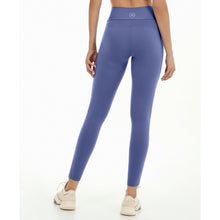 Load image into Gallery viewer, Model Back: Alto Giro Fitness Bas Legging Bodytex Com Elastico Vazado Azul Moonlight
