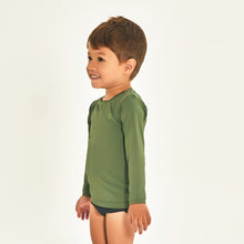 Load image into Gallery viewer, Image 02: Uv Line T-Shirt Longsleeve Baby Verde Militar Upf50+
