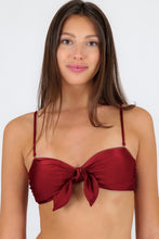 Load image into Gallery viewer, Gallery: Rio De Sol Haut Top Shimmer-Divino Bandeau-Knot
