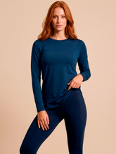 Load image into Gallery viewer, Gallery: Uv Line T-Shirt Longsleeve Uvpro Fem Cobalt Upf50+
