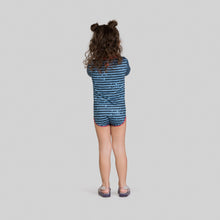 Load image into Gallery viewer, Model Back: Uv Line Maillot De Bain Bébé Macaquinho Baby Listras Upf50+
