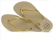 Load image into Gallery viewer, Model Back: Havaianas Tongs Havaianas Slim Gloss Areia

