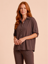 Load image into Gallery viewer, Gallery: Uv Line Chemise Shirt Copa Brown Upf50+
