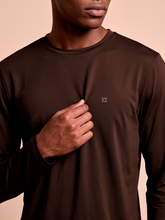 Load image into Gallery viewer, Image 05: Uv Line T-Shirt Longsleeve New Fit Textura Masc Brown Upf50+
