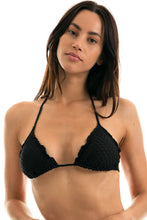 Load image into Gallery viewer, Gallery: Rio De Sol Haut Top Kiwanda Preto Frufru
