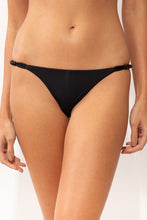 Load image into Gallery viewer, Gallery: Rio De Sol Bas Bottom Shimmer-Black Cheeky-Noa
