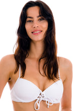 Load image into Gallery viewer, Gallery: Rio De Sol Haut Top Cotele-Branco Balconet-Pushup
