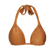 Load image into Gallery viewer, Product Front: Rio De Sol Haut Top Shimmer-Nocciola Mel
