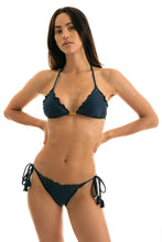 Load image into Gallery viewer, Model Front: Rio De Sol Haut Top Shimmer-Shark Frufru

