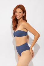 Load image into Gallery viewer, Image 03: Rio De Sol Bas Bottom Carmel-Blue Hotpants

