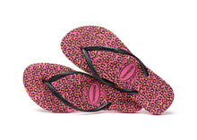 Load image into Gallery viewer, Image 04: Havaianas Tongs Havaianas Slim Animals Shocking Pink
