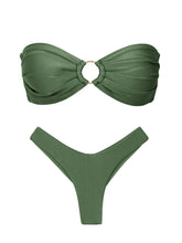 Load image into Gallery viewer, Product Front: Rio De Sol Ensemble Set Shimmer-Croco Mavi Nara
