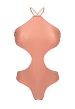Load image into Gallery viewer, Product Front: Rio De Sol Une Pièce Rose Body Decote
