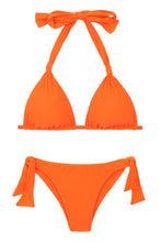Load image into Gallery viewer, Product Front: Rio De Sol Ensemble Set Dots-Orange Mel Italy
