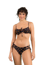 Load image into Gallery viewer, Model Front: Rio De Sol Haut Top Cashew Balconet-Tie

