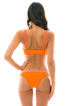 Load image into Gallery viewer, Model Back: Rio De Sol Haut Top Duo Orange
