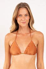 Load image into Gallery viewer, Gallery: Rio De Sol Haut Top Shimmer-Nocciola Frufru
