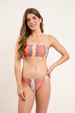 Load image into Gallery viewer, Model Front: Rio De Sol Haut Top Stripes Bandeau-Reto
