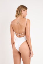 Load image into Gallery viewer, Model Back: Rio De Sol Une Pièce Sand-White Adele
