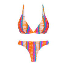 Load image into Gallery viewer, Product Front: Rio De Sol Ensemble Set Stripes Tri-Fixo Nice-Fio
