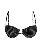 Load image into Gallery viewer, Product Front: Rio De Sol Haut Top Linea-Black Zaya
