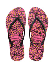 Load image into Gallery viewer, Image 03: Havaianas Tongs Havaianas Slim Animals Shocking Pink

