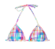 Load image into Gallery viewer, Product Front: Rio De Sol Haut Soutien Plaid Micro
