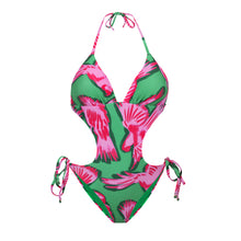 Load image into Gallery viewer, Product Front: Rio De Sol Une Pièce Parrots Trikini-Comfy

