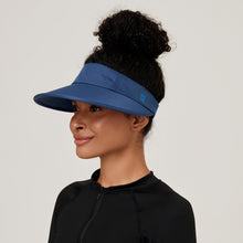 Load image into Gallery viewer, Image 02: Uv Line Visière Visor Leblon Navy Blue Upf50+
