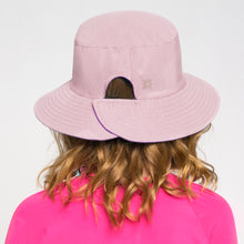 Load image into Gallery viewer, Model Back: Uv Line Chapeau Souple/Capeline Chapeu California Inf Rosa Bebe Framboesa Upf50+
