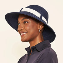 Load image into Gallery viewer, Image 03: Uv Line Chapeau Souple/Capeline Hat Paris Ville L Fem Blue White Upf50+
