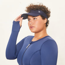 Load image into Gallery viewer, Image 03: Uv Line Visière Visor Athletic Dry Fem Navy Blue Upf50+
