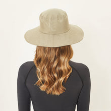 Load image into Gallery viewer, Model Back: Uv Line Chapeau Souple/Capeline Hat Lyon Nac L Fem Kaki Upf50+
