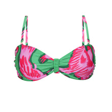 Load image into Gallery viewer, Product Front: Rio De Sol Haut Top Parrots Bandeau-Crispy
