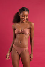 Load image into Gallery viewer, Image 09: Rio De Sol Ensemble Set Shimmer-Copper Bandeau-Joy Essential
